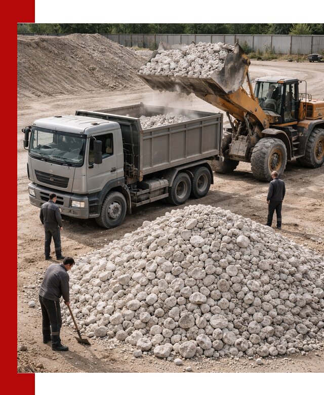 Известняковый щебень фракция 70–150 с доставкой в Одинцово