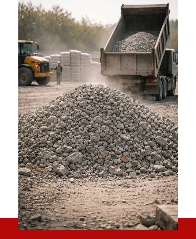 Вторичный щебень фракция 70-150 в Одинцово от 1450 р. | ПРОНЕРУДДнц