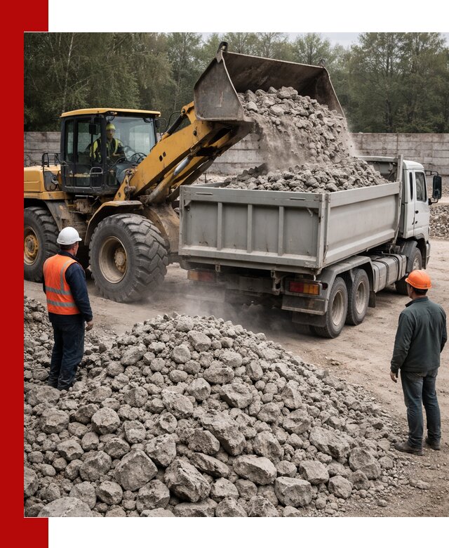 Вторичный щебень фракция 70–150 в Одинцово с доставкой