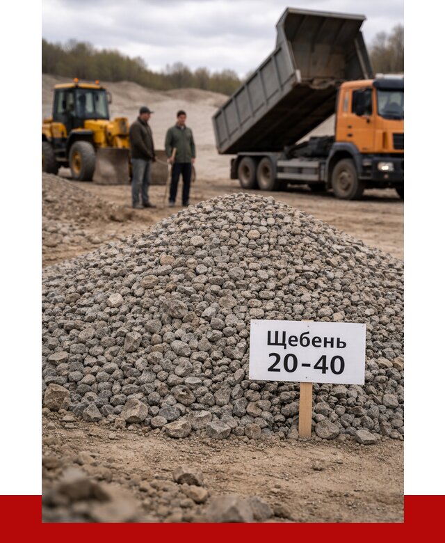 Бетонный щебень фракция 20-40 в Одинцово от 2537 р. | ПРОНЕРУДДнц