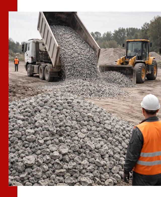 Доставка бетонного щебня фракции 20-40 в Одинцово