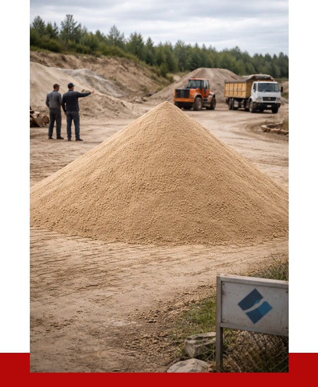 Карьерный песок навалом в Одинцово от 1864 р. | ПРОНЕРУДДнц