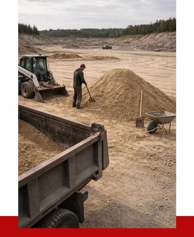 Карьерный песок среднезернистый в Одинцово, от 2278 р. ПРОНЕРУДДнц