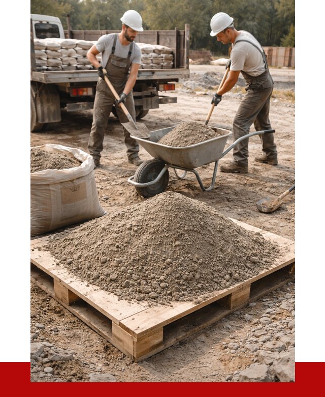 Цементно песчаная смесь М100 в Одинцово от 5385 р. за куб | ПРОНЕРУДДнц